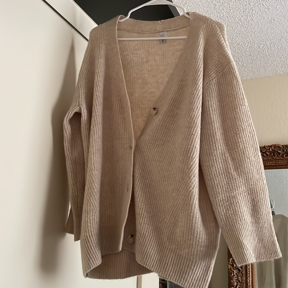 Fuzzy Oversized Cardigan